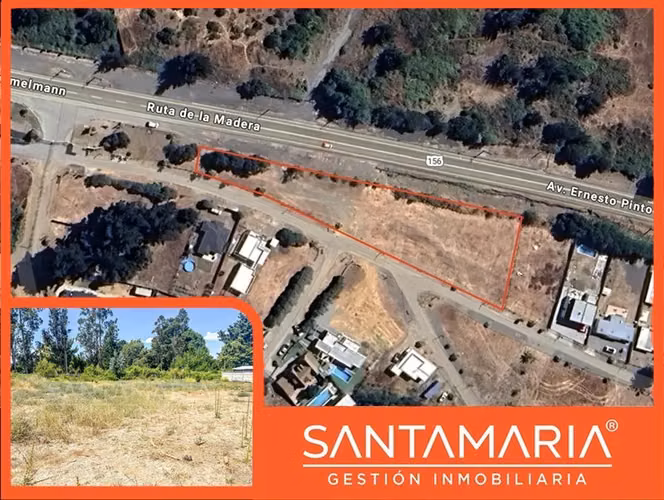 Venta Terreno 2.800m2 Reserva Mitrinhue, Camino Santa Juana