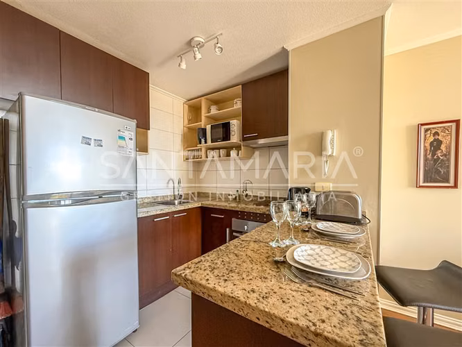 Arriendo Dpto Amoblado 1 Dorm en Orompello, Concepción