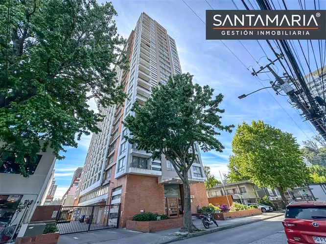 Arriendo Dpto. 1 dorm amoblado en Castellón, Concepción.