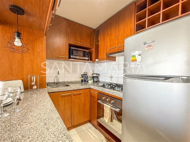 Arriendo Dpto. 1 dorm amoblado en Castellón, Concepción.