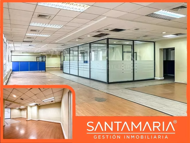 Oficina planta libre de 150m2 en venta en Santiago