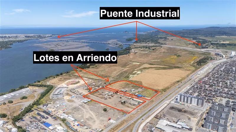 Terreno Construccion en arriendo en Hualpén