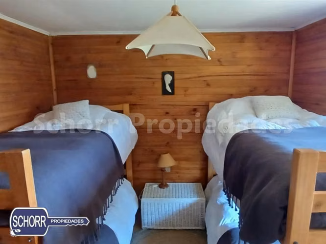 Parcela con casa y playa en venta lago Colbun