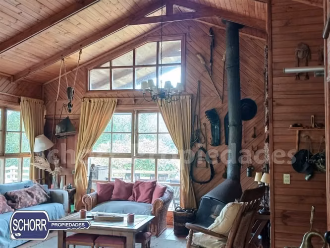 Parcela con casa y playa en venta lago Colbun