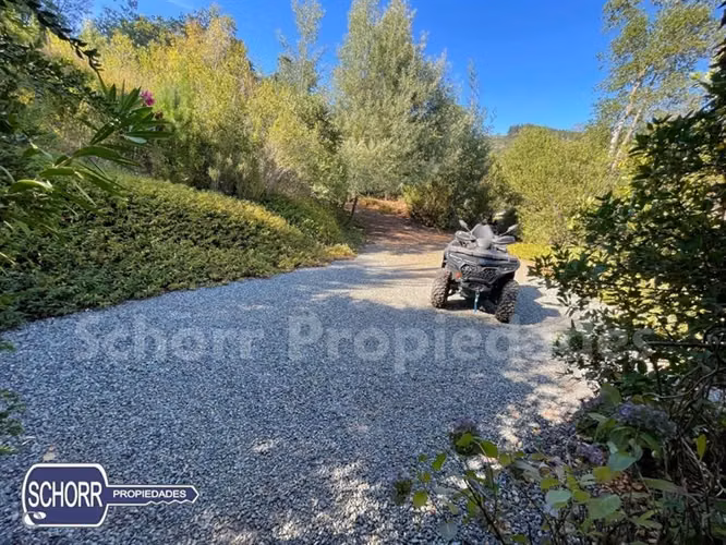 Parcela con casa y playa en venta lago Colbun