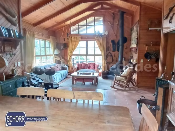 Parcela con casa y playa en venta lago Colbun