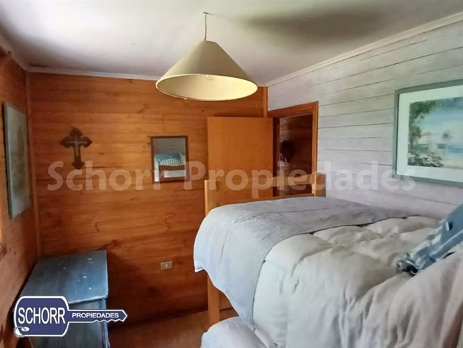 Parcela con casa y playa en venta lago Colbun