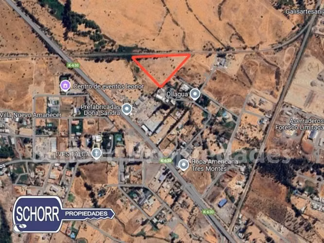 terreno Industrial en venta 3,9 has circunvalación Talca