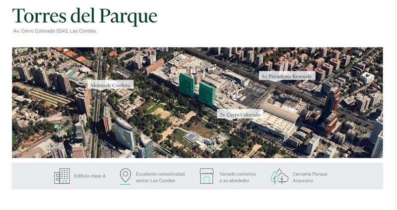 Arriendo OFICINA en Edificio Torres del Parque en Las Condes - Imagen 11