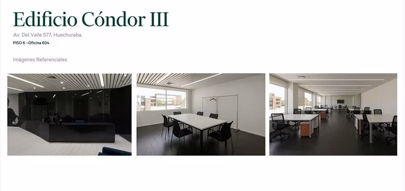 Oficina en arriendo en Huechuraba