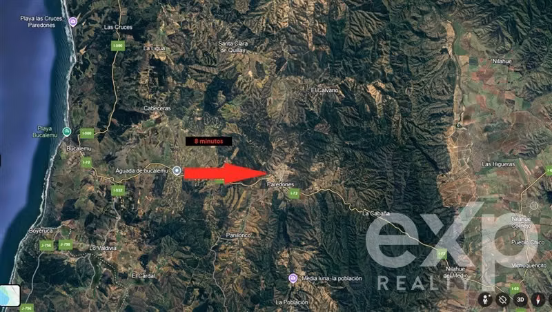 Vende Terreno 5000m2 en Aguada de Bucalemu
