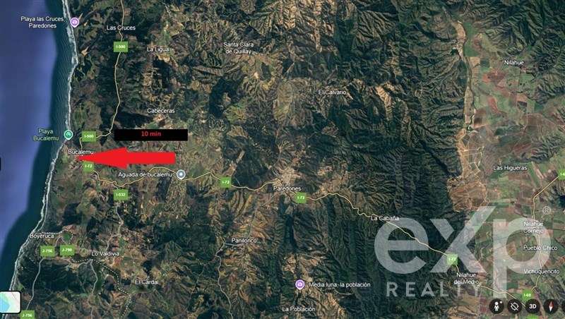 Vende Terreno 5000m2 en Aguada de Bucalemu