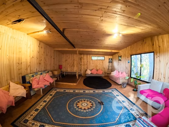 Complejo turístico 21 cabañas con piscina solar Isla Negra