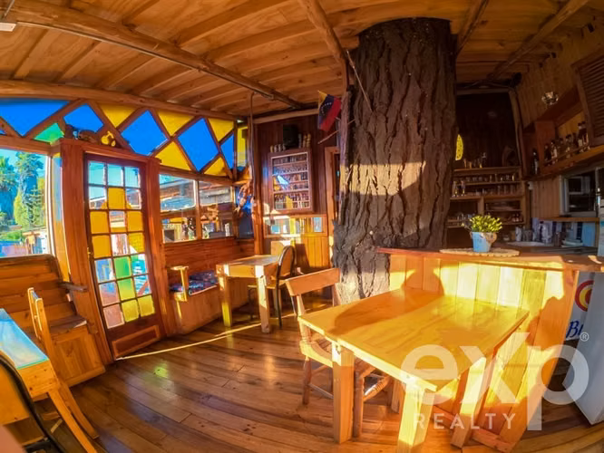 Isla Negra, complejo turístico 21 cabañas con piscina solar
