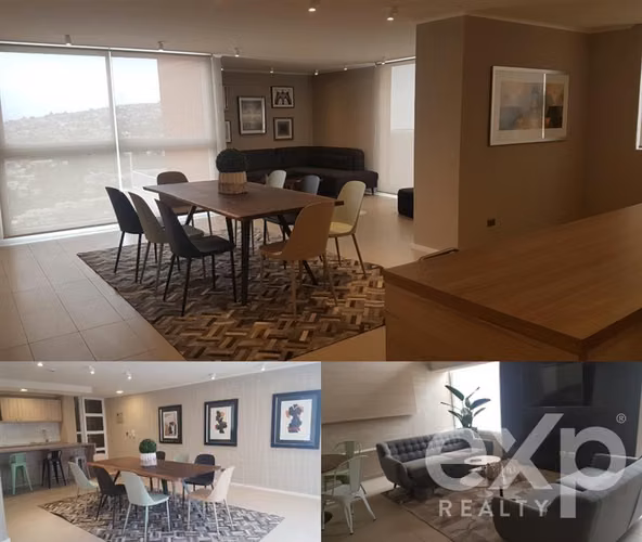 Departamento en arriendo de 2 dorm. AMOBLADO en Viña del Mar