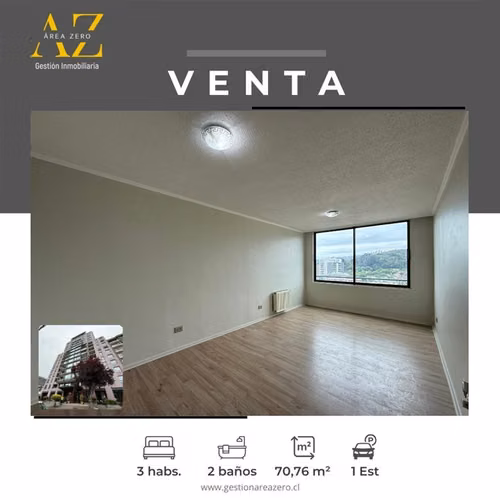 Departamento en venta de 3 dorm. en Concepción