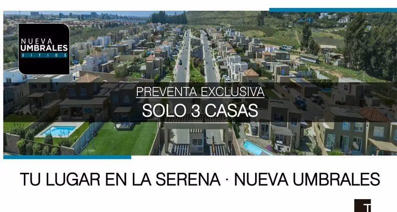 Casa en venta en Condominio Umbrales, La Serena