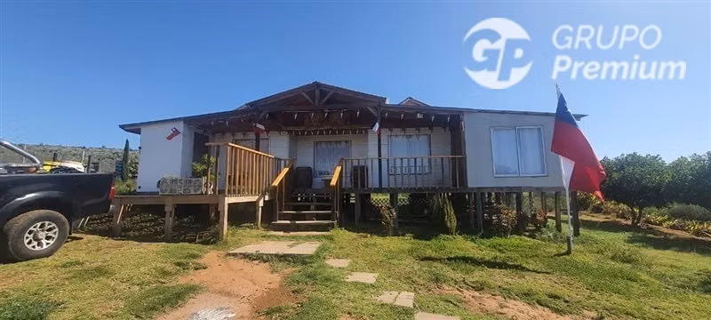 Venta de hermosa parcela con casa 90m2 4d2b cerrillos pobres