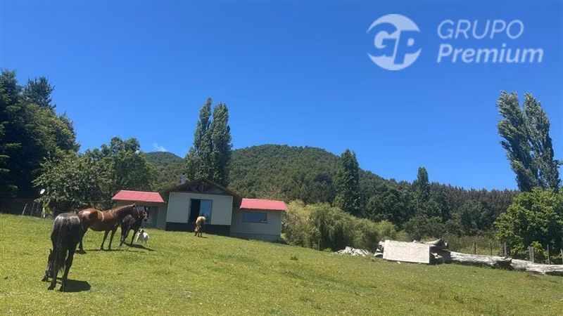 Encatadora Parcela, con amplia casa vendo en Curacautín