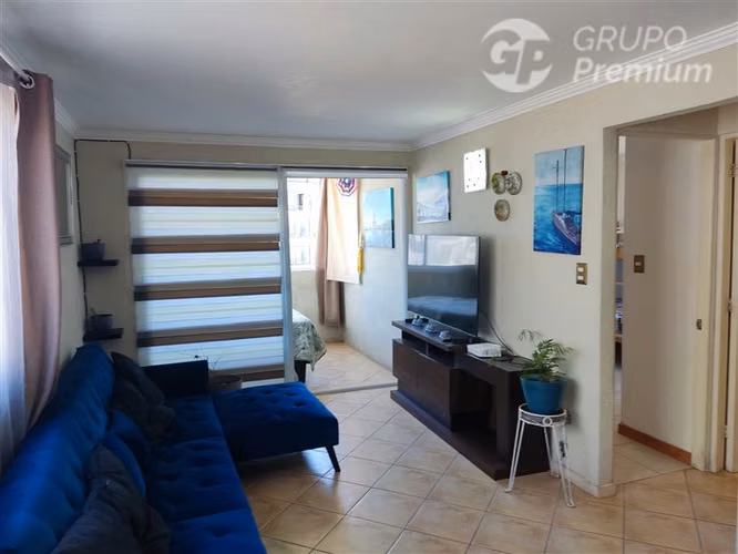 Vende Acogedor Depto de 1D, 1B, 1Est y 1Bod en Av del Mar