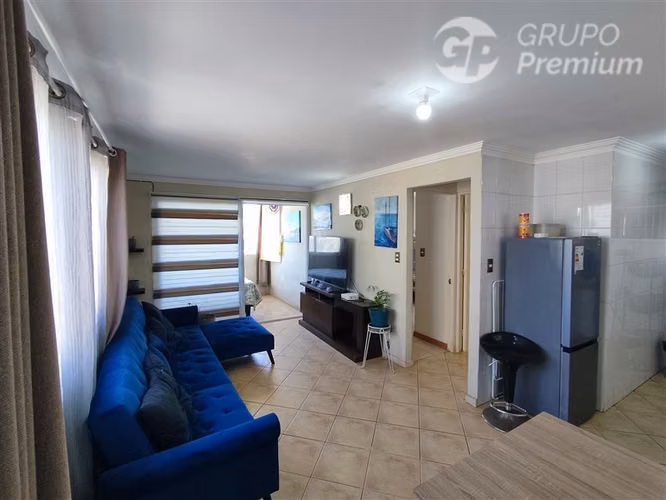 Vende Acogedor Depto de 1D, 1B, 1Est y 1Bod en Av del Mar
