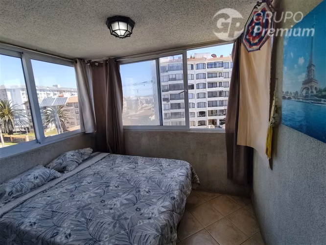 Vende Acogedor Depto de 1D, 1B, 1Est y 1Bod en Av del Mar