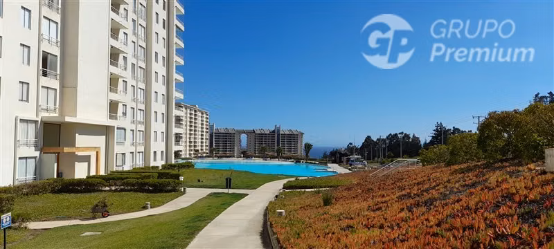 Departamento en venta de 3 dorm, 2 baños en Algarrobo