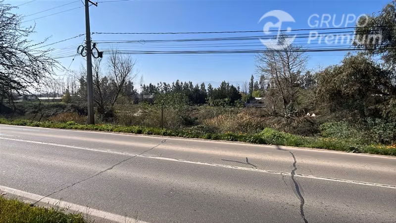 Vendo sitio eriazo Paine 6370 m2 buen terreno costado camino - Imagen 7