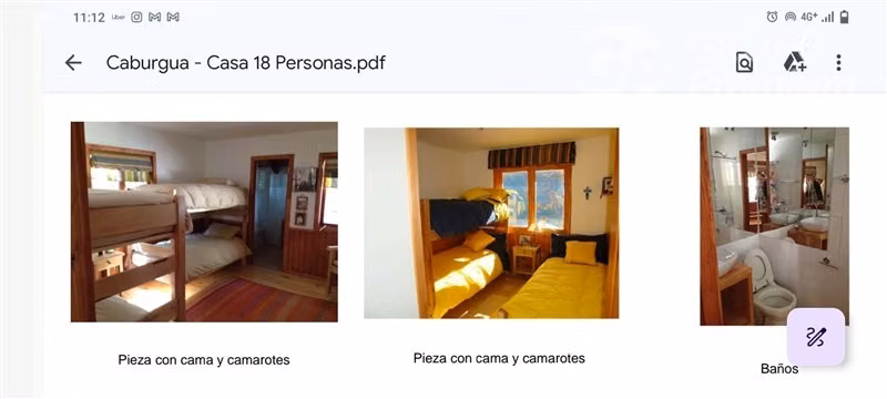 Casa en arriendo de 6 dorm. en Pucón
