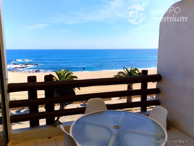 Depto en venta Frente y borde Mar de 3 dorm. en El Quisco