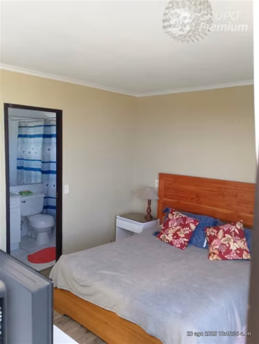 Depto en venta Frente y borde Mar de 3 dorm. en El Quisco
