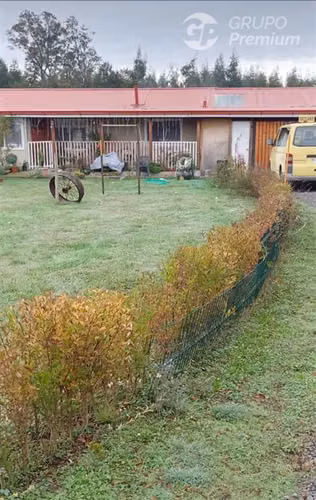 Vendo parcela de 6.660 m2, con casa, 3D,1B Lautaro