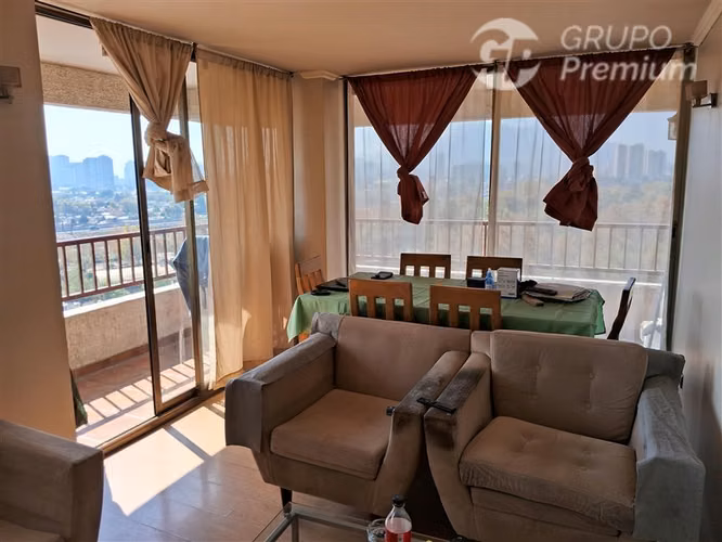 Departamento en venta de 3 dorm. en Santiago