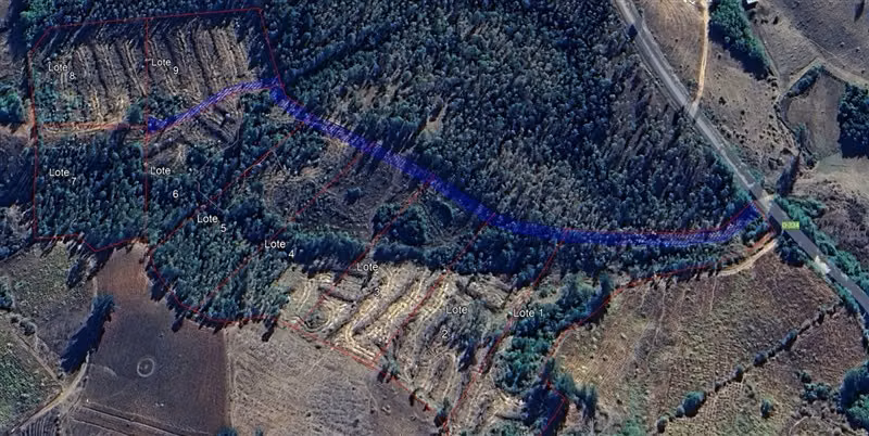 9 Parcelas en venta, enlace Florida ruta del Itata