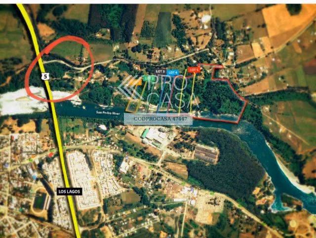 Parcela en venta en Los lagos