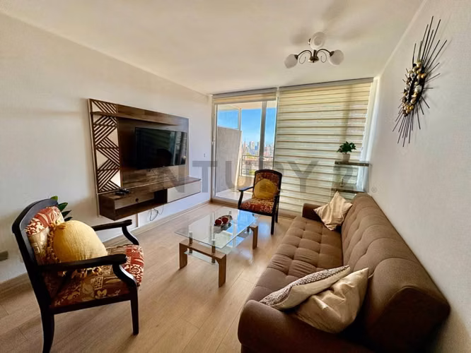 Arriendo moderno departamento Sector Oriente, vista panorámica