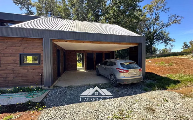Casa Nueva en Parcela sector Colegio Oxford Villarrica