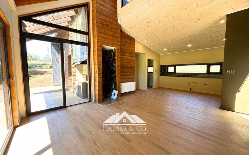 Casa Nueva en Parcela sector Colegio Oxford Villarrica