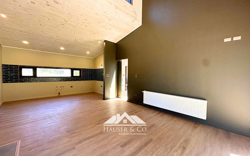 Casa Nueva en Parcela sector Colegio Oxford Villarrica