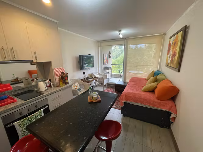 Se vende hermoso y acogedor departamento en Pucón con vista al Volcán