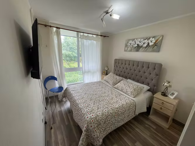 Se vende hermoso y acogedor departamento en Pucón con vista al Volcán