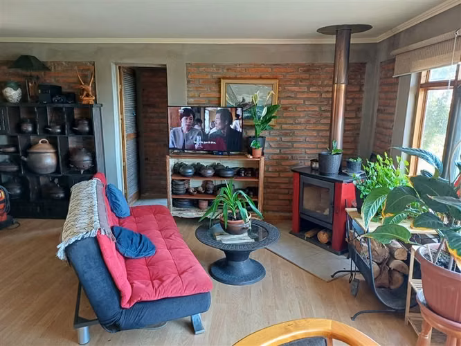 Parcela y cabaña venta en Hacienda el pangal, Casa blanca