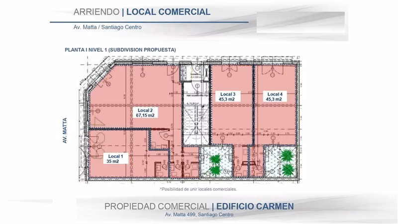 NUEVA-DISPONIBLE! OFICINA-BODEGA EN EDIF. CARMEN CON MATTA