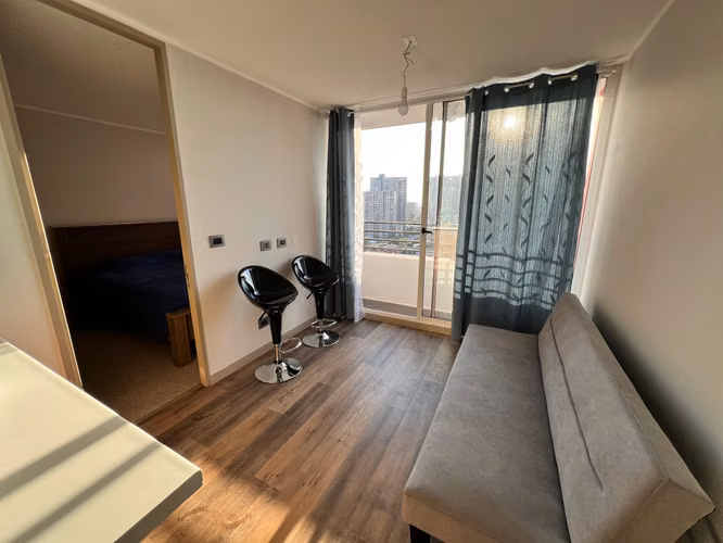¡Oportunidad! Departamento 1D-1B en arriendo con opción amoblado – Estación Central