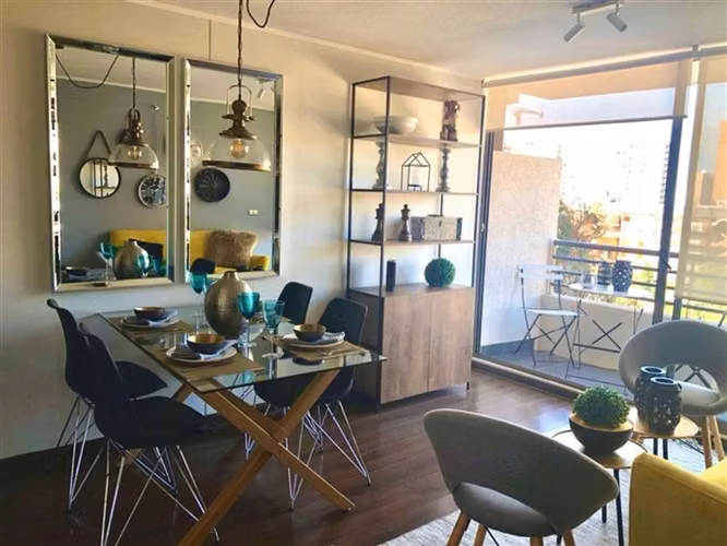 Departamento en condominio en venta de 1 dorm en San Miguel
