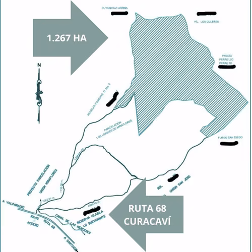 Sitio en venta en Curacaví