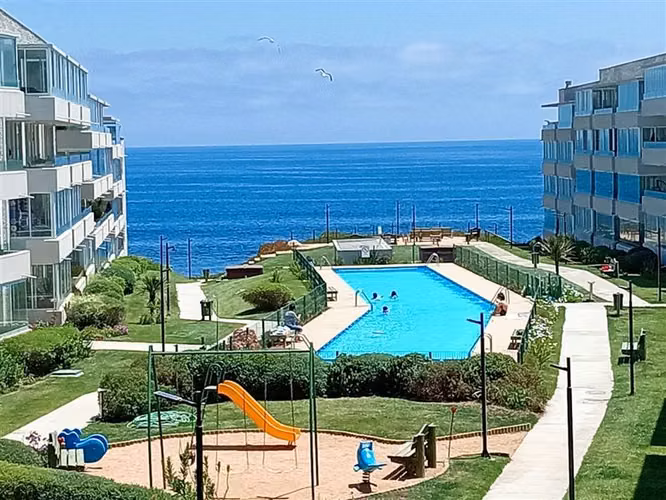 Departamento en Condominio Playa El Paraiso El Tabo