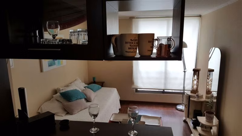 Departamento en venta de 1 dorm. en Bellas Artes Lastarria