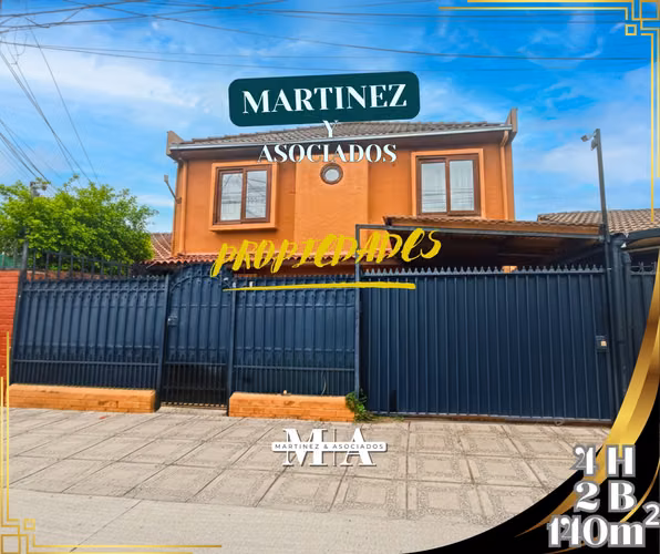 Puente Alto Hermosa Casa En Venta 4H 2B 1E