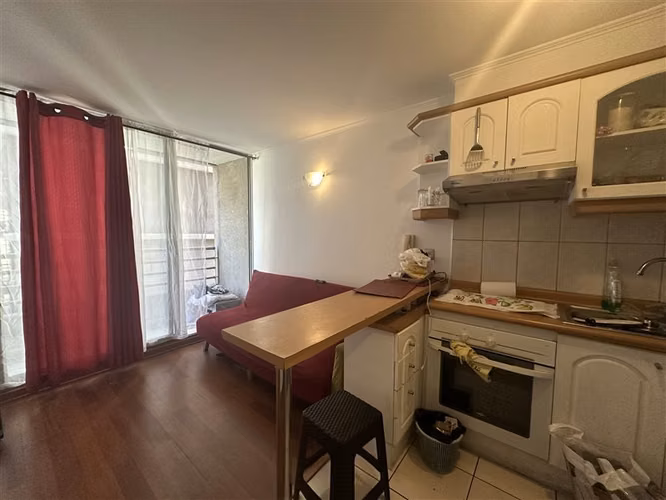 Departamento en venta de 1 dorm. en Santiago